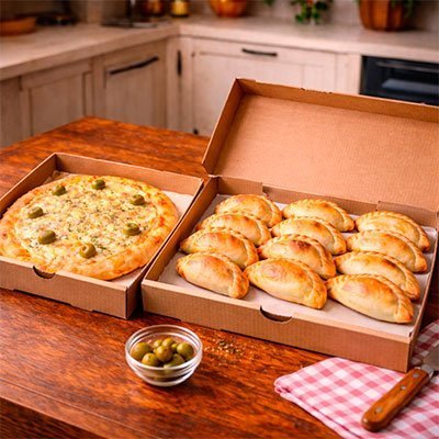 1 Muzzarella + 12 empanadas